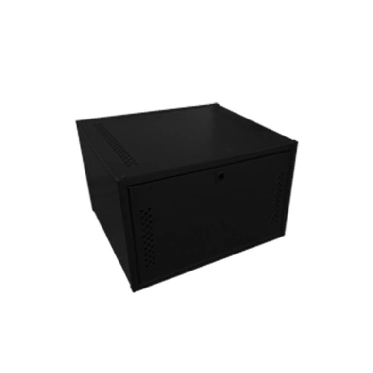 RCT 13U WALL MOUNTABLE LITHIUM BATTERY BOX - BLACK - FOR UP TO 4 X 3U OR 6 X 2U LITHIUM BATTERIES.