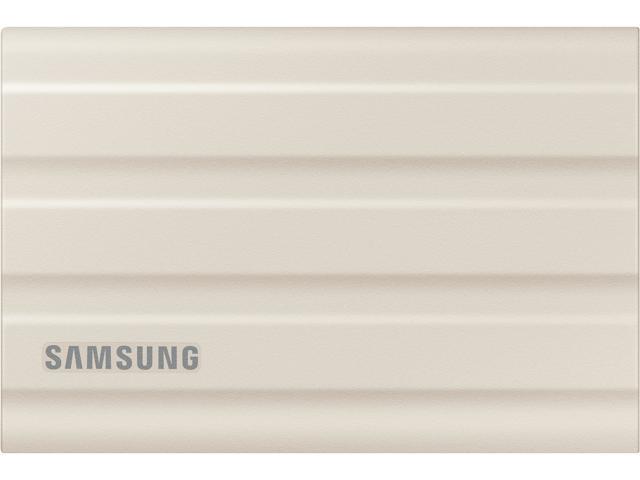 Samsung T7 Shield Portable USB 3.2 Gen 2 2TB Beige Portable SSD (MU-PE2T0K)