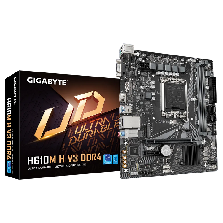 Gigabyte H610M H V3 DDR4 LGA 1700 Motherboard