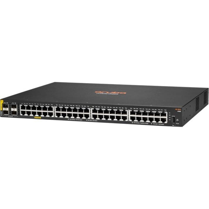 HP Aruba 6100 48 Port Gigabit & 4x SFP+ Port Switch (JL675A)
