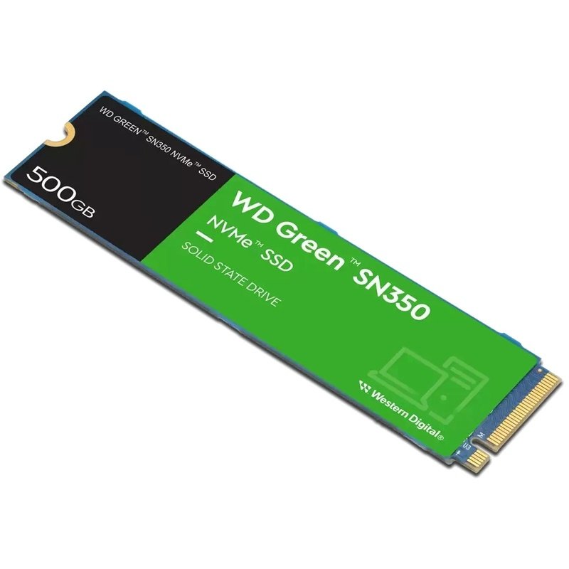 Western Digital Green SN350 500GB NVMe M.2 2280 PCI-Express 3.0 x4 Solid State Drive (WDS500G2G0C)