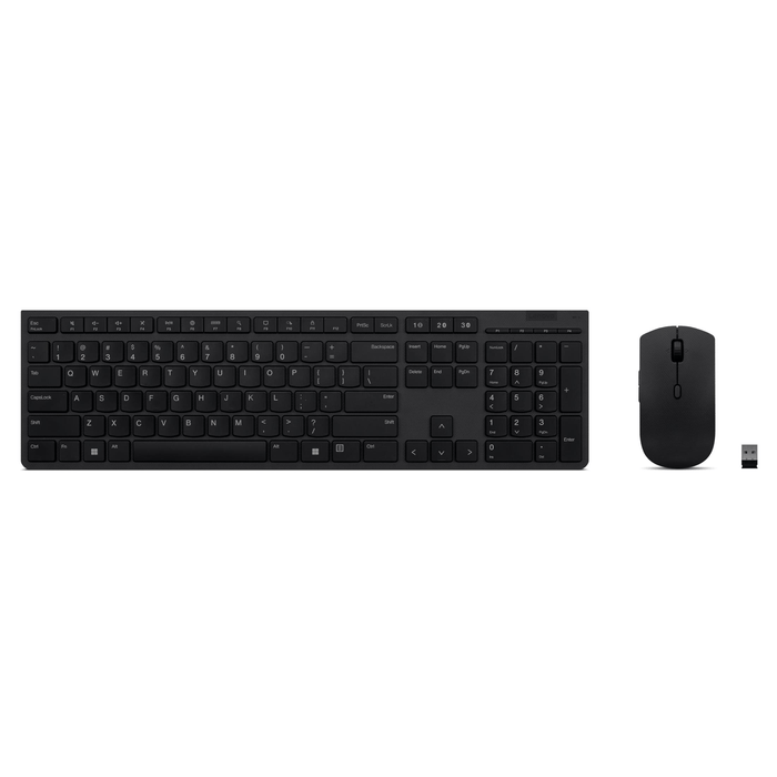 Lenovo Professional Wireless Keyboard and Mouse Combo - Black (4X31K03931)
