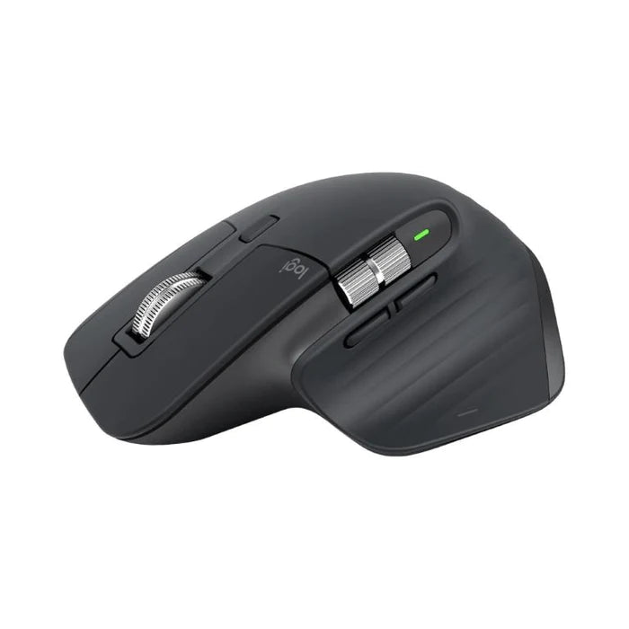 Logitech MX Master 3S Performance 8000 DPI Darkfield Wireless Mouse - Graphite Grey (910-006559 M)