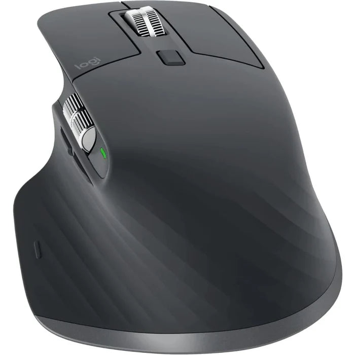 Logitech MX Master 3S Performance 8000 DPI Darkfield Wireless Mouse - Graphite Grey (910-006559 M)