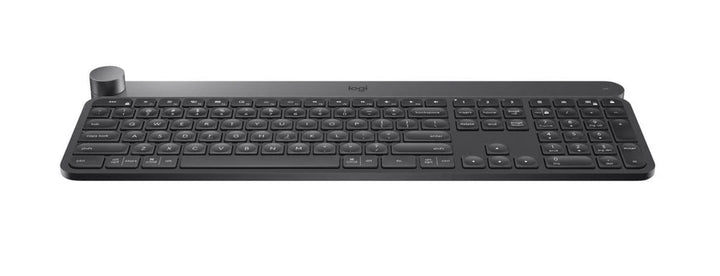 Logitech Craft White LED Backlit Wireless Keyboard with Creative Input Dial (920-008504)