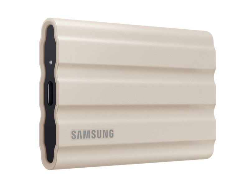 Samsung T7 Shield Portable USB 3.2 Gen 2 2TB Beige Portable SSD (MU-PE2T0K)