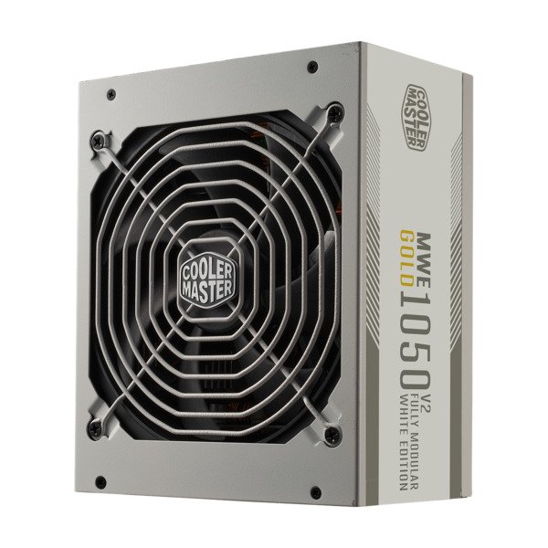 Cooler Master MWE GOLD 1050 V2 1050W 80 Plus Gold Certified ATX3.0 Desktop Power Supply - White (MPE-A501-AFCAG-3GEU)
