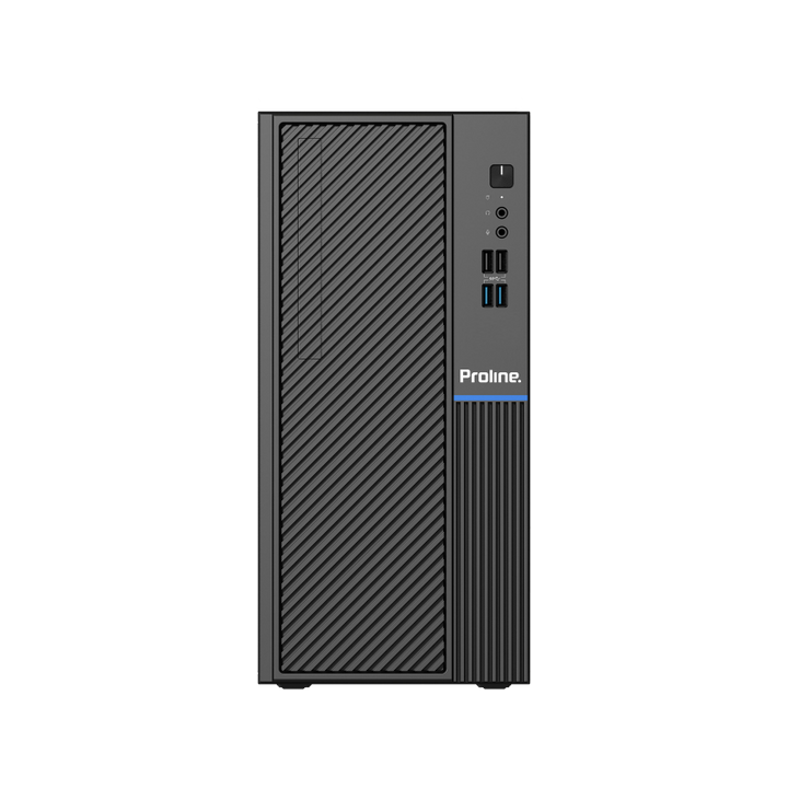 Proline Fifteen MT Tower Desktop - Intel Core-i3-12100 / 8GB RAM / 256GB SSD / Windows 11 Pro
