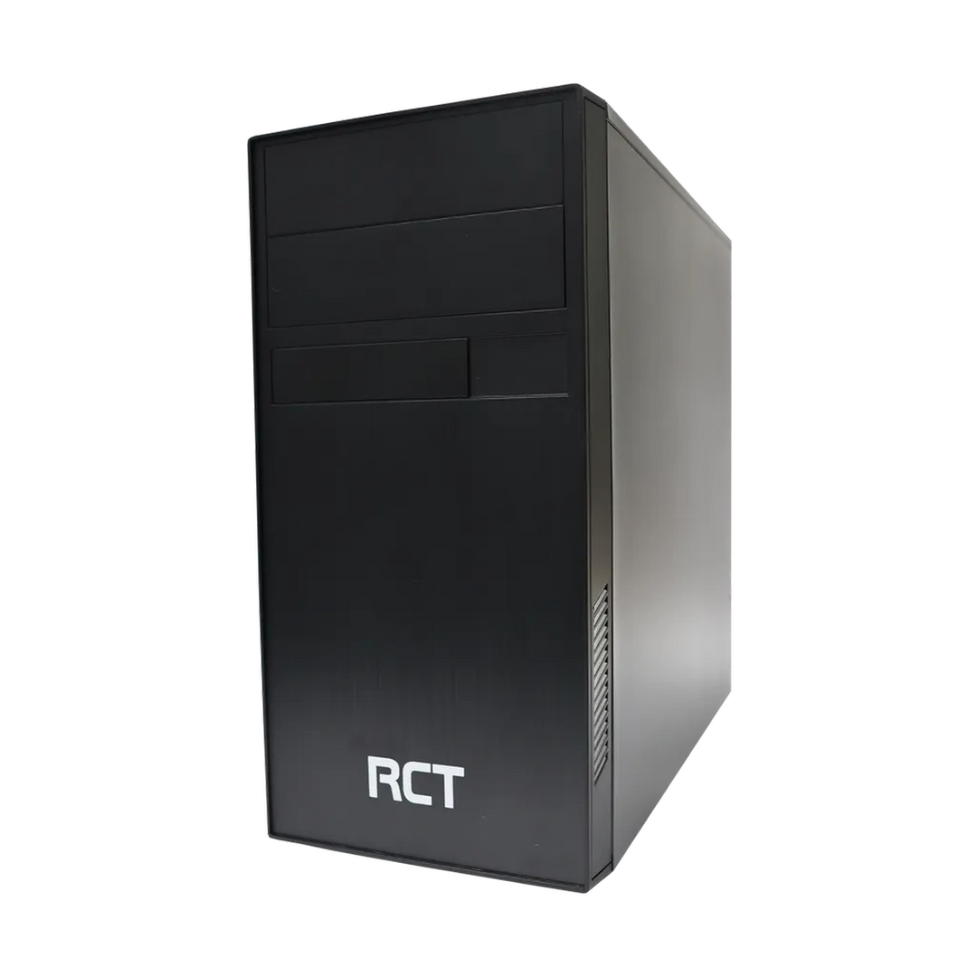 RCT mATX Black Desktop Chassis - Includes 300W Power Supply + 1x Fan (RCT-EX1)