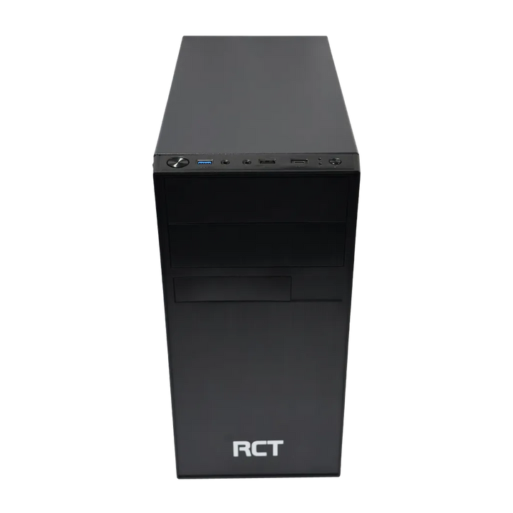 RCT mATX Black Desktop Chassis - Includes 300W Power Supply + 1x Fan (RCT-EX1)
