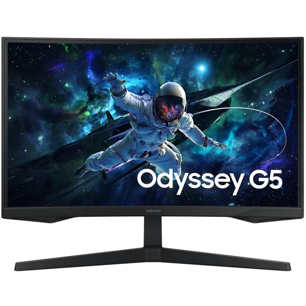 Samsung Odyssey G55C 27″ QHD Curved Gaming Desktop Monitor - 165Hz 1ms / AMD FreeSync / HDR10
