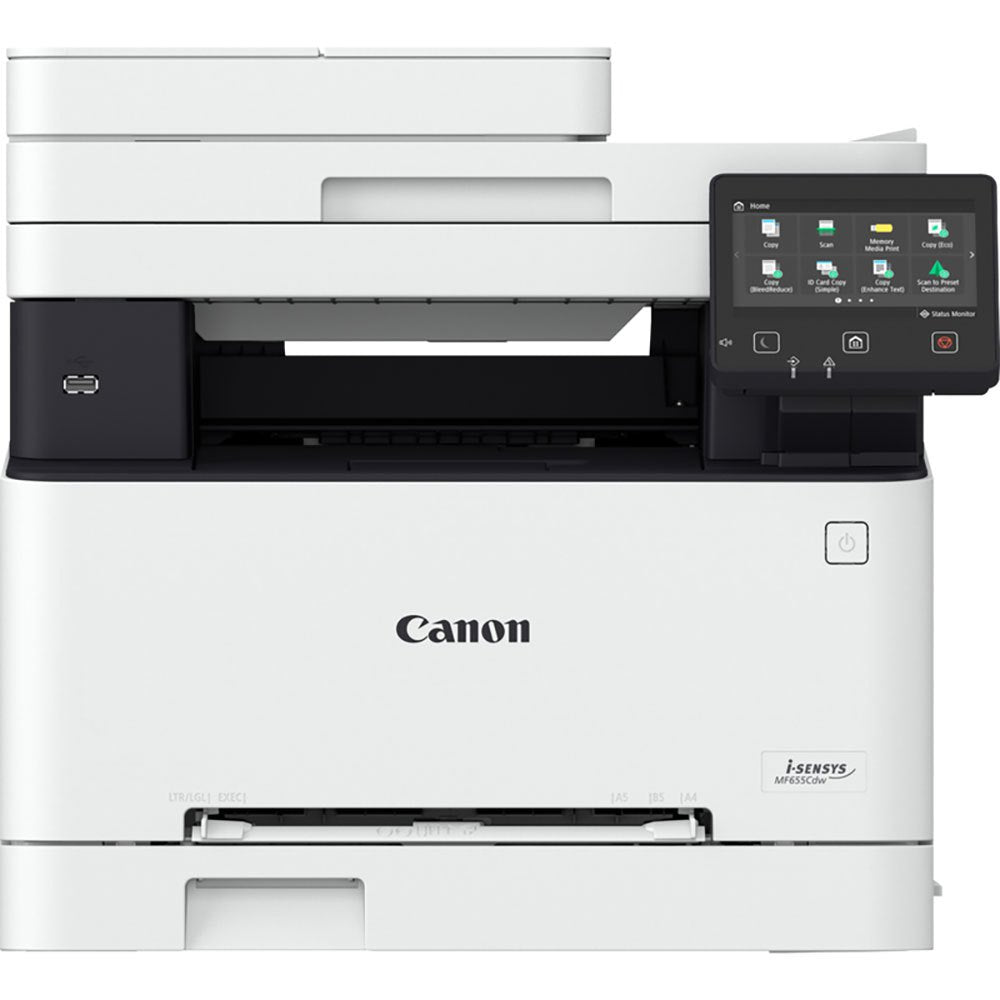 Canon i-SENSYS MF655Cdw A4 Wireless 3-in-1 Multifunction Colour Laser Printer