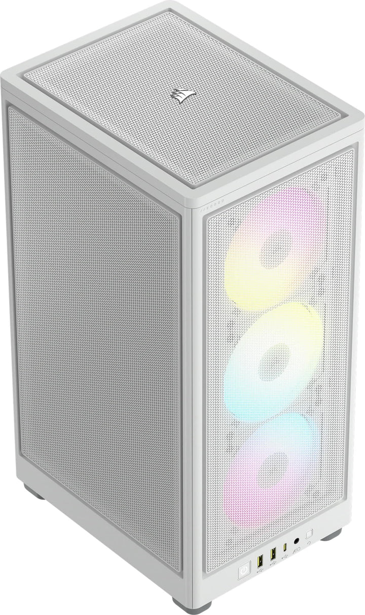 Corsair 2000D iCUE RGB AIRFLOW Mesh Inverted White Mini-ITX Small Form Factor Chassis (CC-9011247-WW)