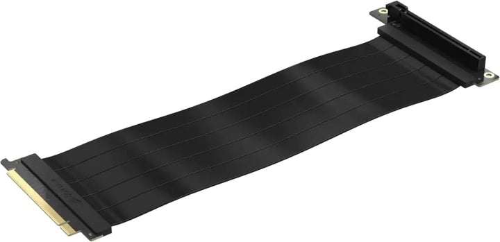 Corsair Premium Flat Rubberised 300mm PCIe 4.0 x16 Black GPU Riser Cable (CC-9310001-WW)