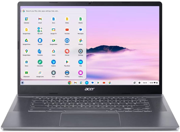 Acer Chromebook Plus 515 15.6" FHD Laptop - Intel Core i5-1235U / 8GB DDR5 RAM / 256GB SSD / IPS, Touchscreen, ComfyView / Google ChromeOS