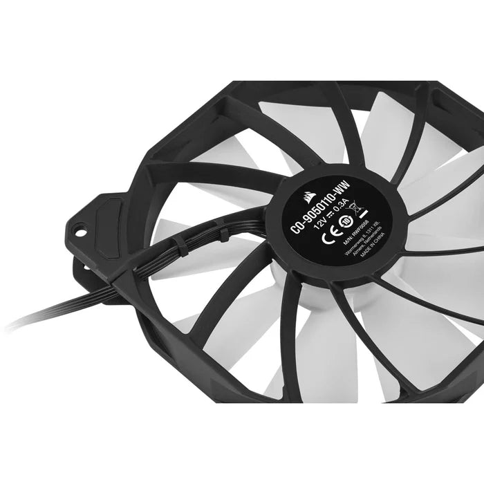 Corsair SP140 iCUE RGB LED ELITE Performance 140mm PWM Black Case Fan (CO-9050110-WW)