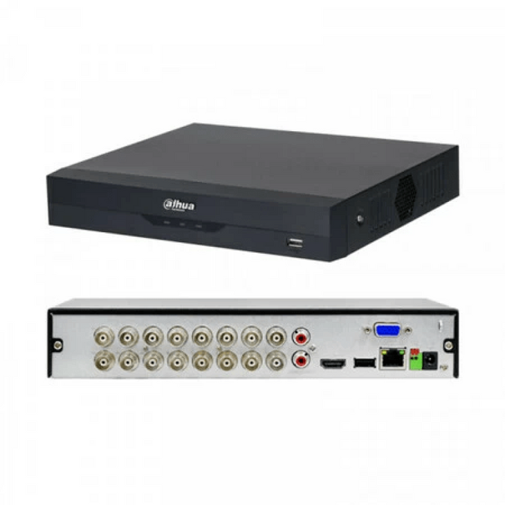 Dahua 16 Channel Penta-brid 5M-N/1080P Compact 1U 1HDD WizSense Digital Video Recorder