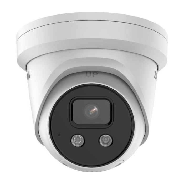 Hikvision 4MP 2.8mm AcuSense Strobe Light and Audible Warning Fixed Turret Network Dome Camera (DS-2CD2346G2-ISU/SL2.8MM)