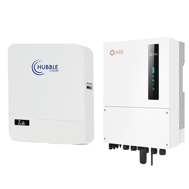 Solis S6 6kW Pro Inverter with Hubble AM5 5.12kWh Battery System