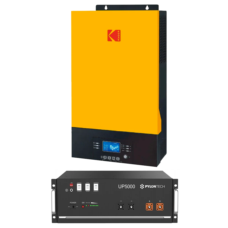 Kodak King 5kW Inverter with Pylon UP5000 4.8kWh Battery Off-Grid System