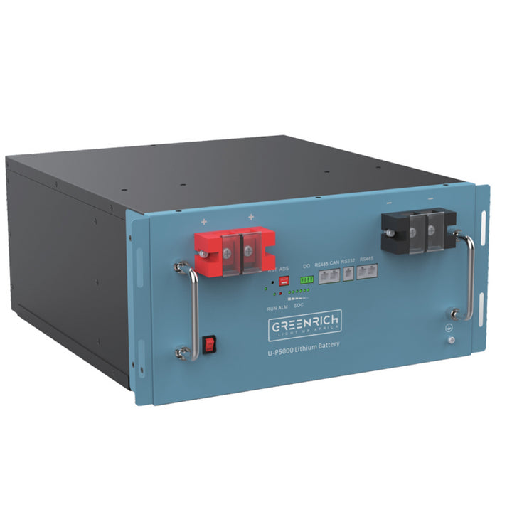 Greenrich UP5000 4.95kWh 1.5C/7.5kW 48V Rackmount Lithium Battery (SOL-B-L-G5000-48V)