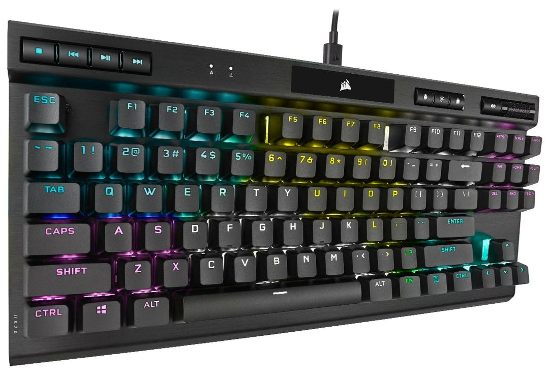 Corsair K70 RGB TKL Champion Corsair OPX Optical-Mechanical Gaming Keyboard (CH-911901A-NA)
