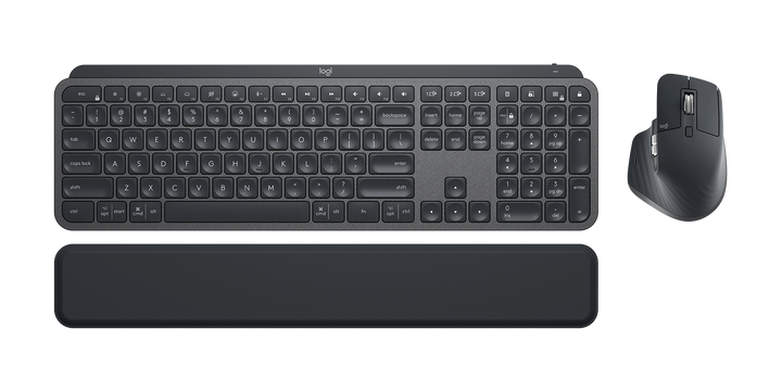 Logitech MX Keys Wireless Keyboard and Mouse Combo - Graphite (920-010933)