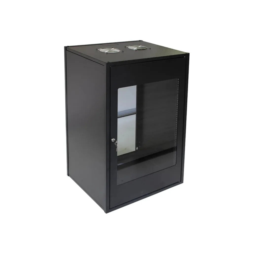 RCT Cabinet Wallmount PC  4U 600Wx450D; Glass Door;50kg load
