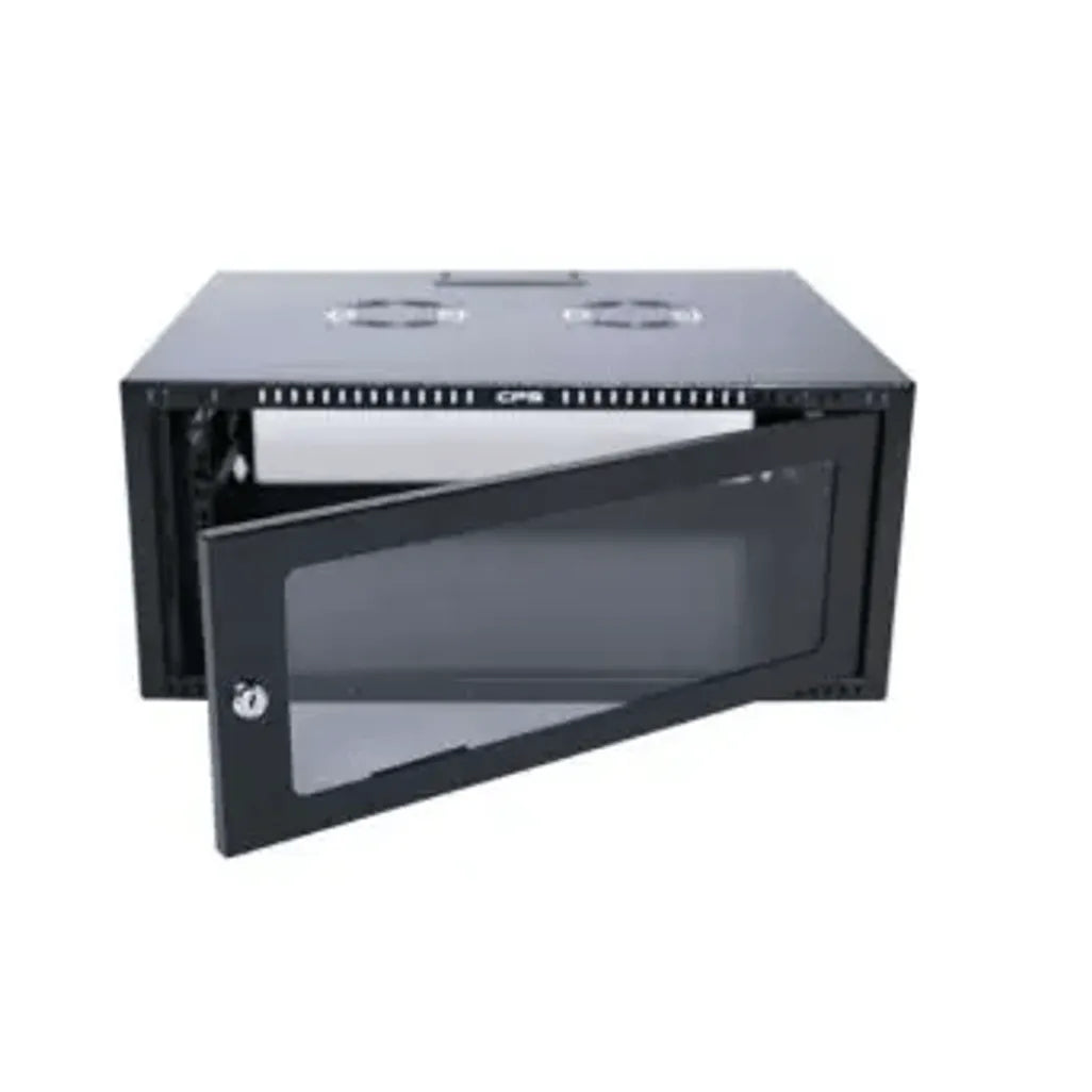 RCT Cabinet Wallmount PC  6U 600Wx450D; Glass Door;50kg load