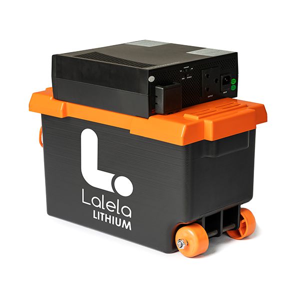 Lalela Lithium Inverter Trolley UPS - 1kVA / 600W 768Wh LiFePO4