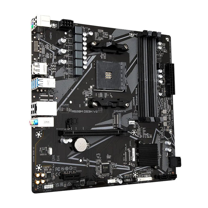 Gigabyte A520M DS3H V2 AMD AM4 Micro-ATX Gaming Motherboard