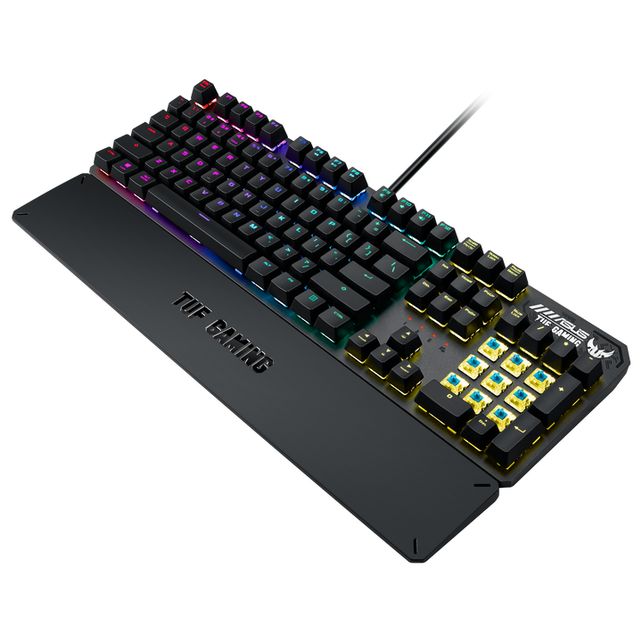 ASUS TUF Gaming K3 RGB Mechanical Wired Gaming Keyboard (90MP01Q0-BKUA00)