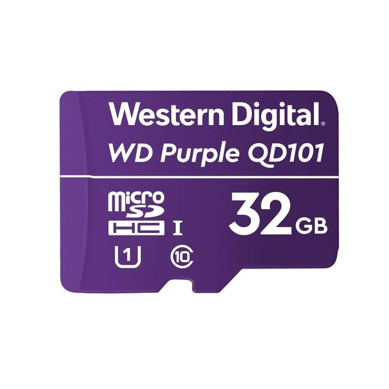 WD PURPLE 32GB SC QD101 ULTRA ENDURANCECLASS 10UHS.I U1 MICROSDXC