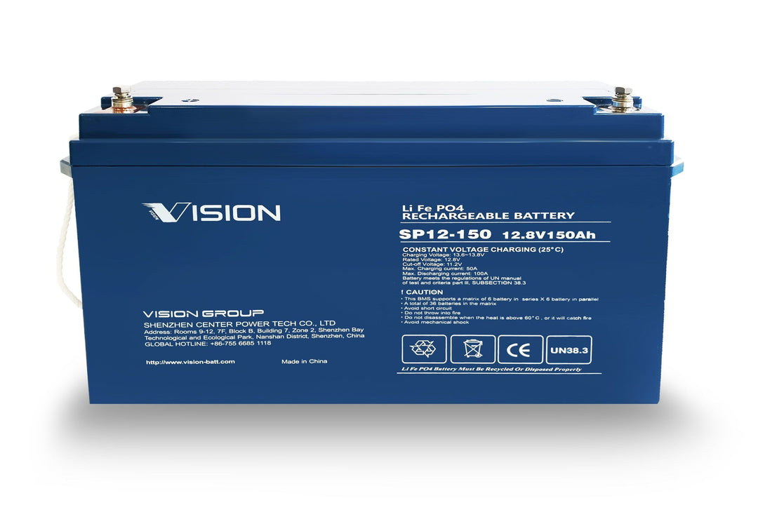 Vision 2.56kWh/200Ah 12V Lithium Battery (SOL-B-L-V200-12V)