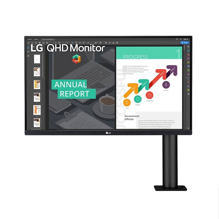 LG 27QN880 Ergo 27" QHD Gaming Desktop Monitor - 75Hz 5ms IPS / AMD FreeSync