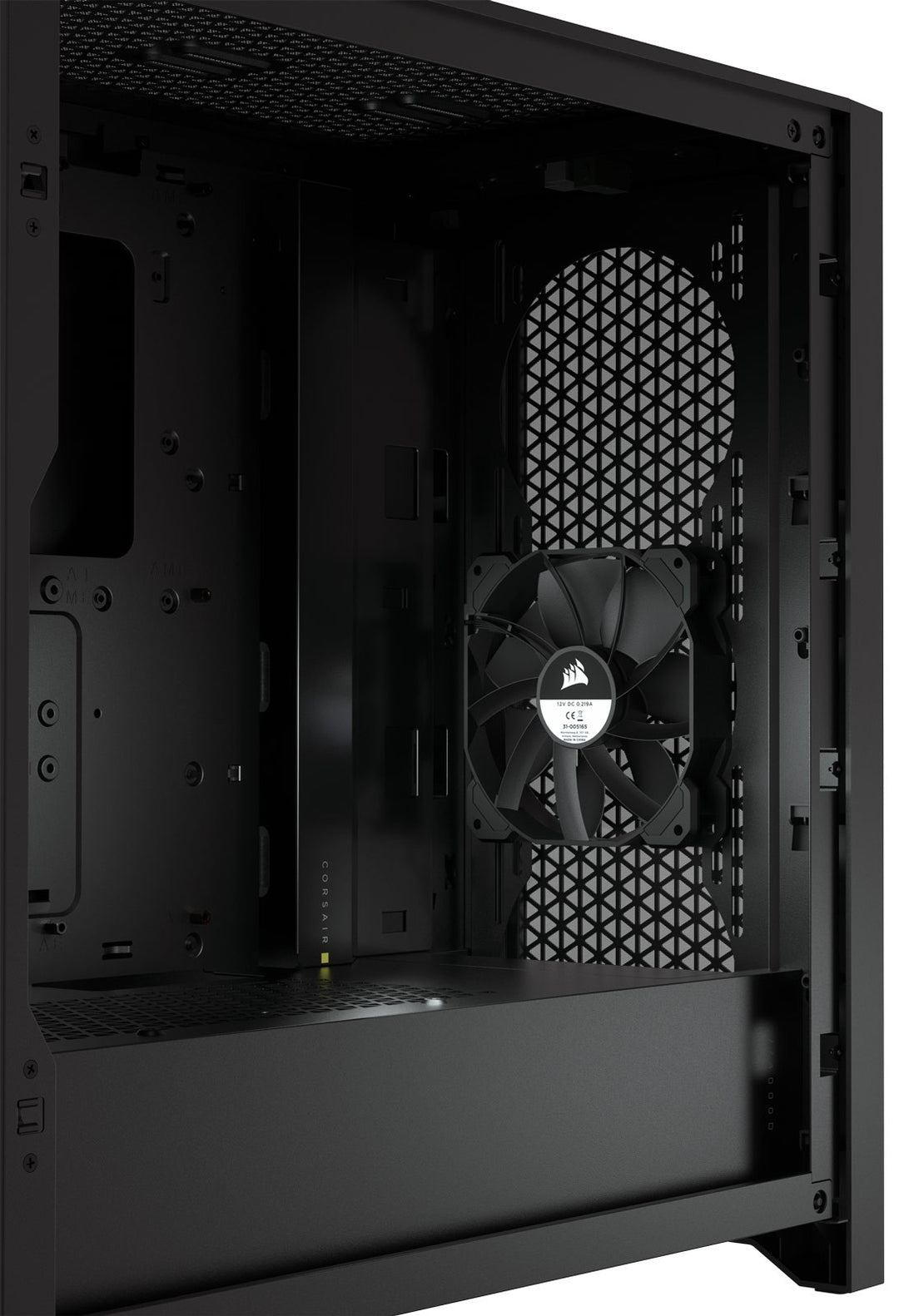 4000D Airflow Tempered Glass Mid-Tower; Black