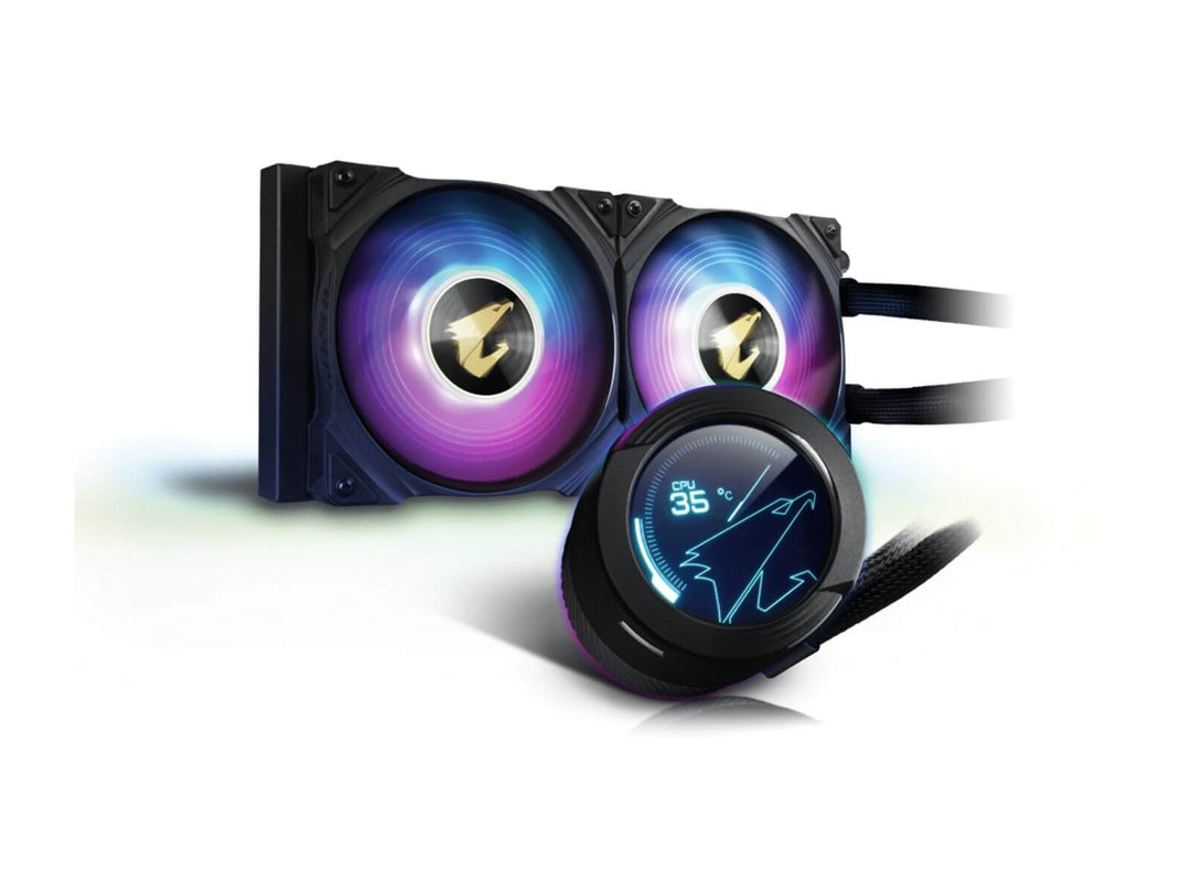 Gigabyte AORUS WATERFORCE X 240 240mm Black RGB All-In-One Liquid CPU Cooler