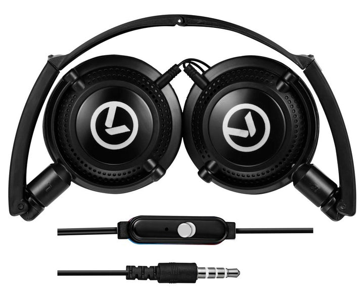 Amplify Symphony Wired Headphones with Mic - Black (AM2005-BK)