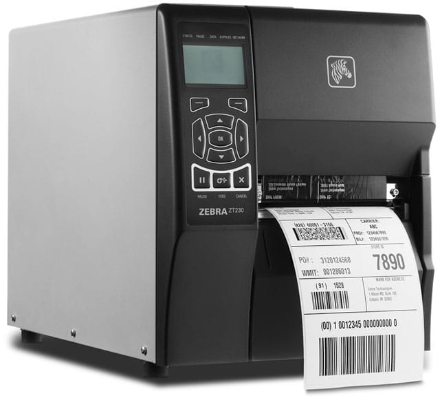 Zebra ZT230 Label Printer - Thermal Transfer 203x203 dpi Wired (ZT23043-T2E200FZ)