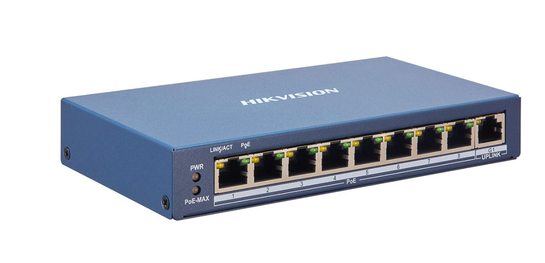 Hikvision 8 Port 10/100Mbps Smart Managed PoE Switch (DS-3E1309P-EI)