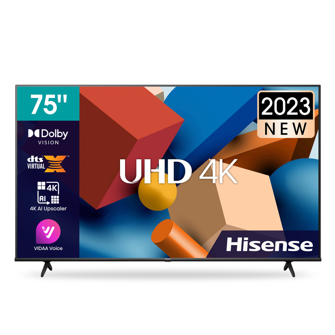 Hisense 75" A6K 4K UHD Smart TV with HDR & Dolby Digital