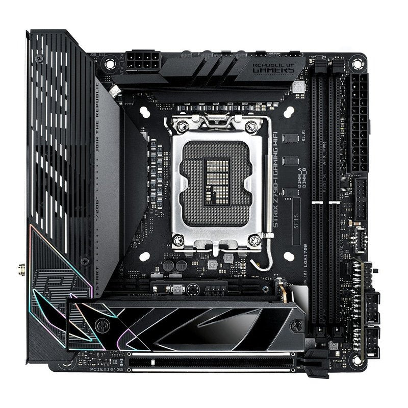 ASUS ROG STRIX Z790-I Gaming WIFI Intel Z790 Raptor Lake LGA 1700 Mini-ITX DDR5 Desktop Motherboard (90MB1CL0-M0EAY0)