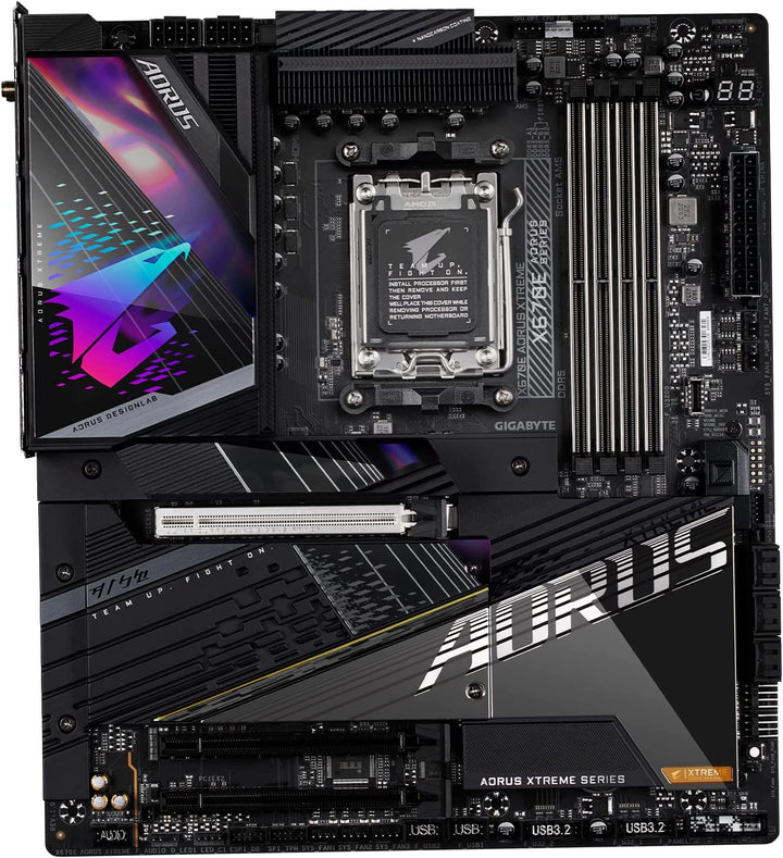 Gigabyte AMD X670E Aorus Xtreme AM5 E-ATX Desktop Motherboard (GA-X670E-AORUS-XTREME)
