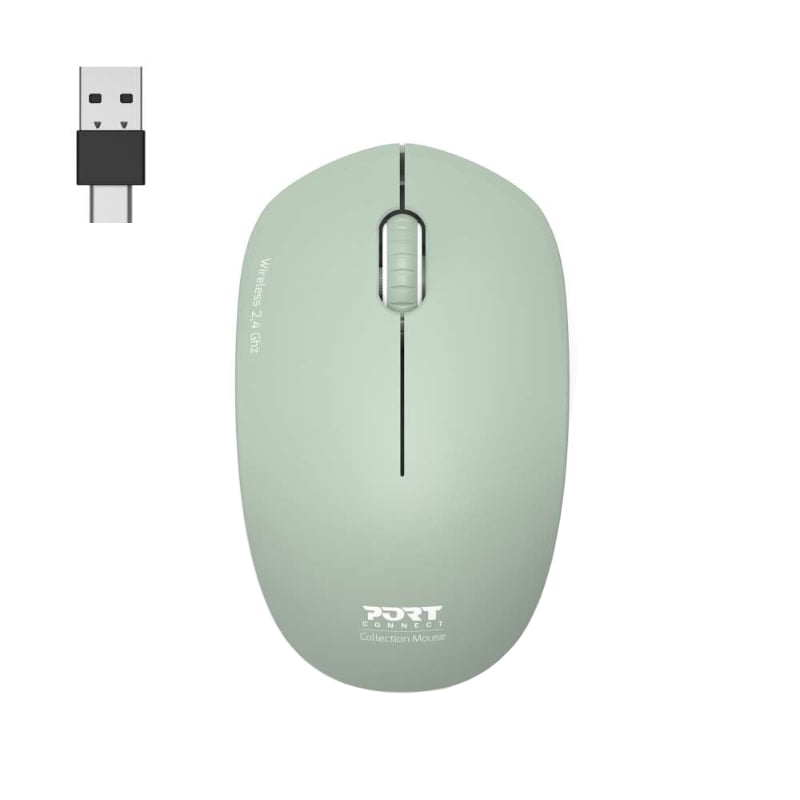 Port Connect Wireless Mouse - Olive