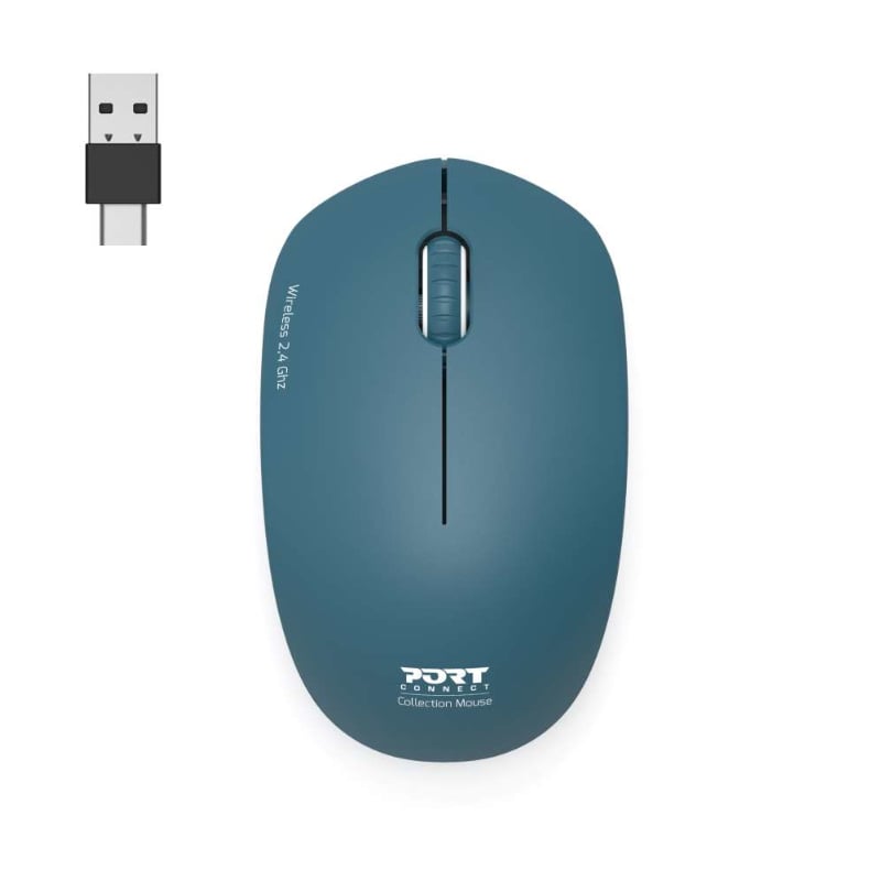 Port Connect Wireless Mouse - Saphire