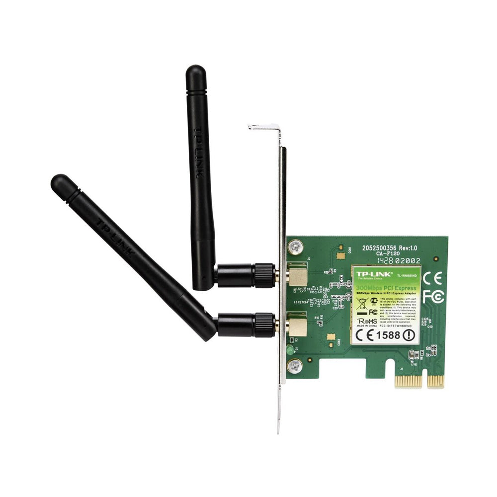 TP-Link Wireless N 300Mbps WiFi 4 PCI-E Wireless Adapter (TL-WN881ND)