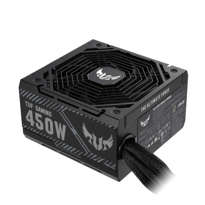 ASUS TUF Gaming 450W 80 Plus Bronze Non-Modular Black Desktop Power Supply (TUF-GAMING-450B)