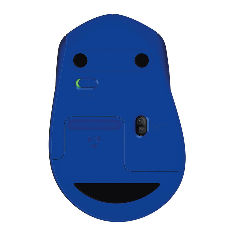 Logitech M330 Silent Plus Mouse 2.4Ghz - Blue (910-004910)