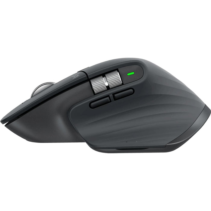 Logitech MX Master 3S 8000 DPI Darkfield Wireless Mouse - Graphite Grey (910-006559)