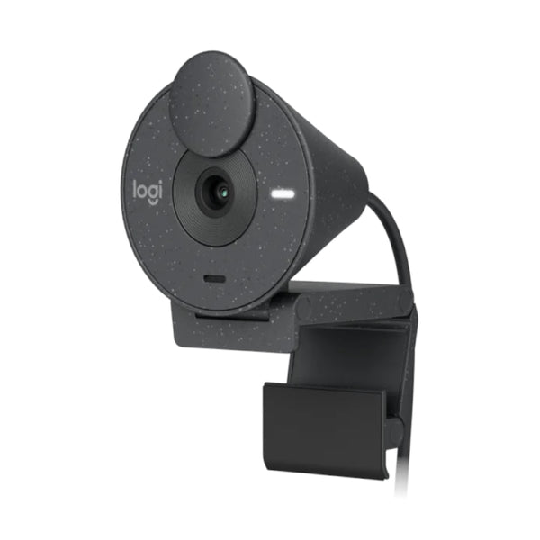 Logitech BRIO 300 FHD Webcamera - Light Correction, Noise-Reducing Mic - Graphite (960-001436)